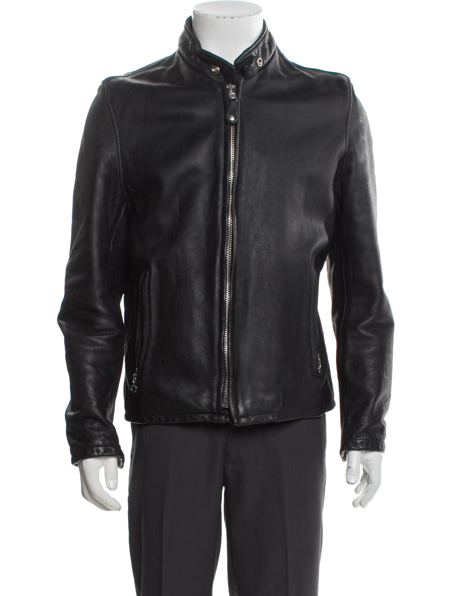 Schott NYC Leather Moto Jacket