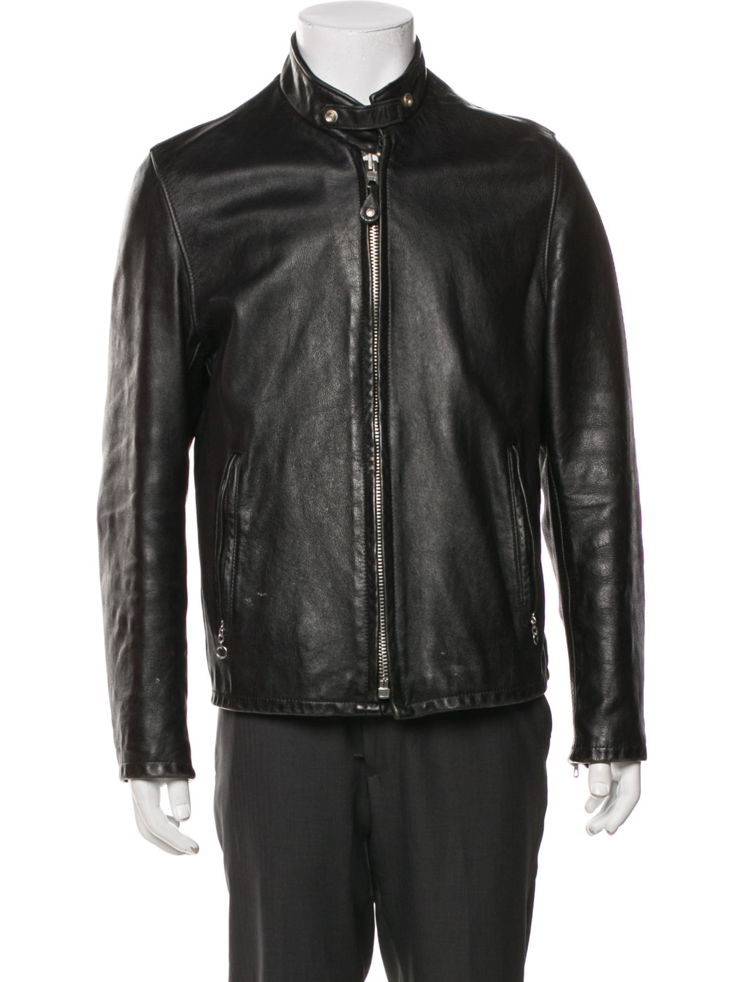 Schott NYC Leather Moto Jacket