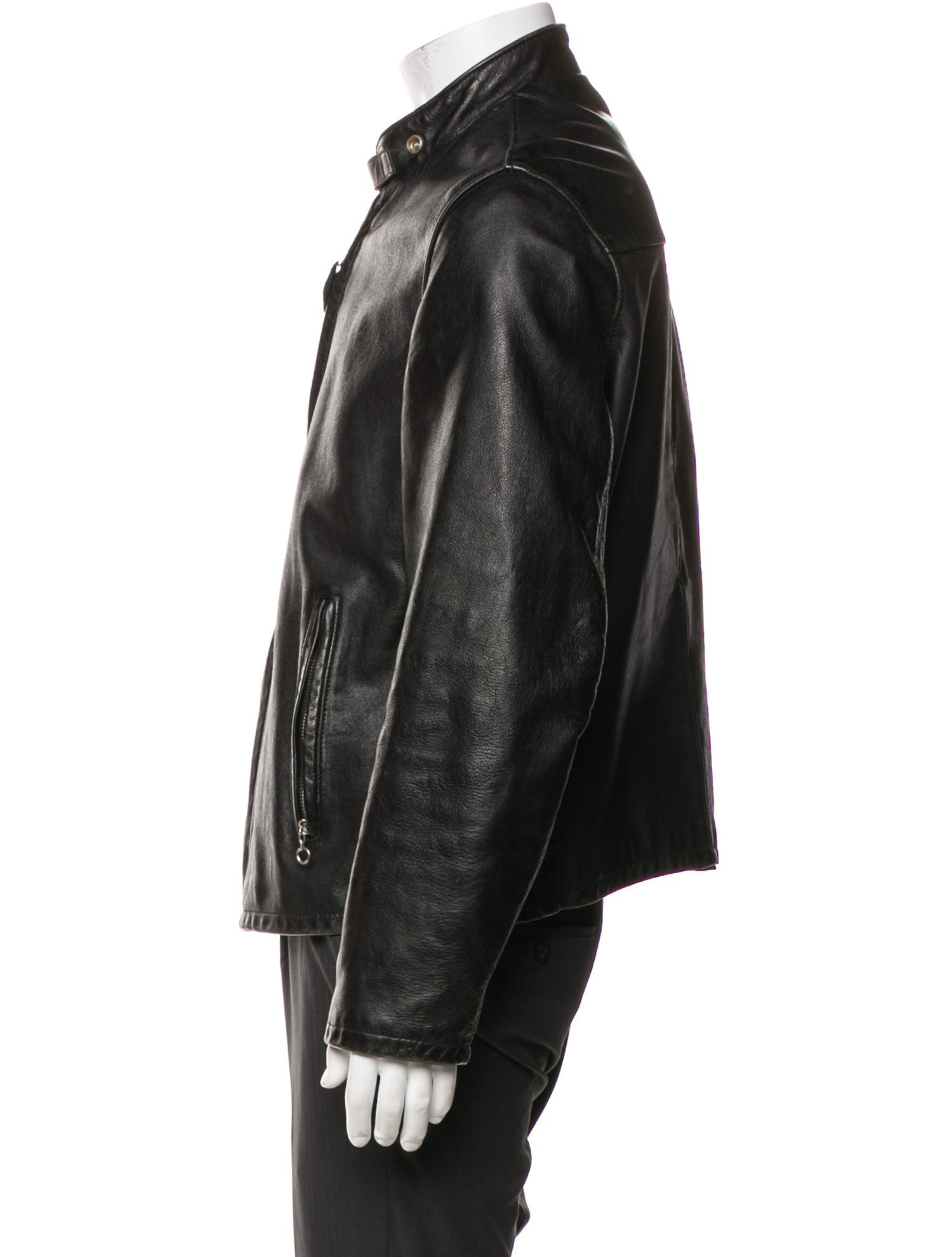 Schott NYC Leather Moto Jacket
