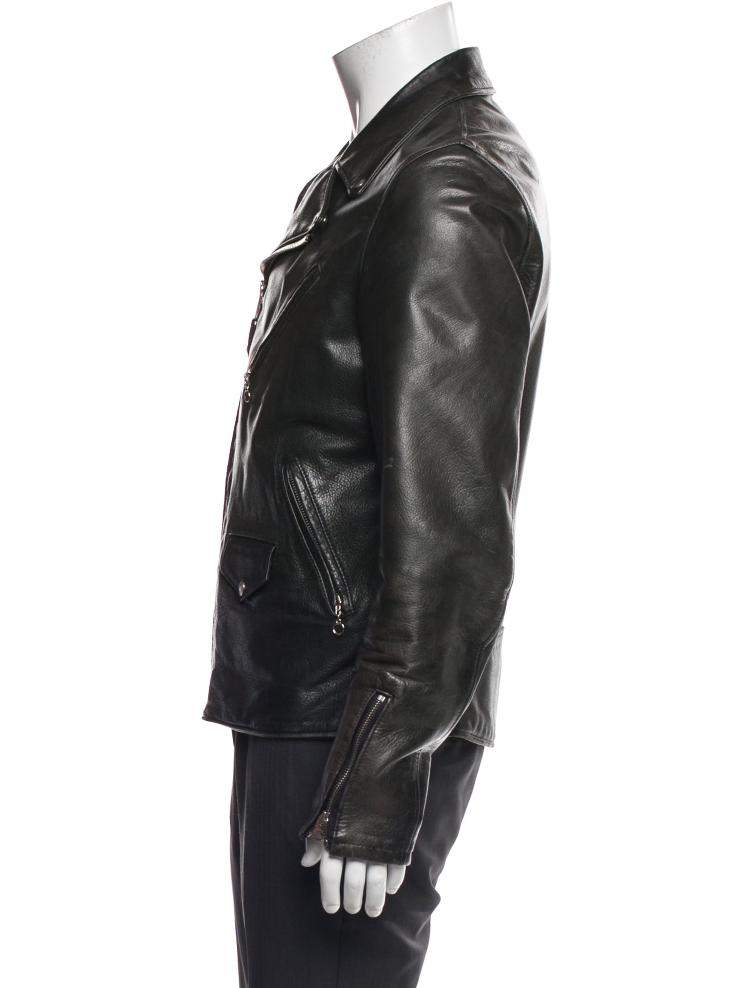 Schott NYC Leather Moto Jacket