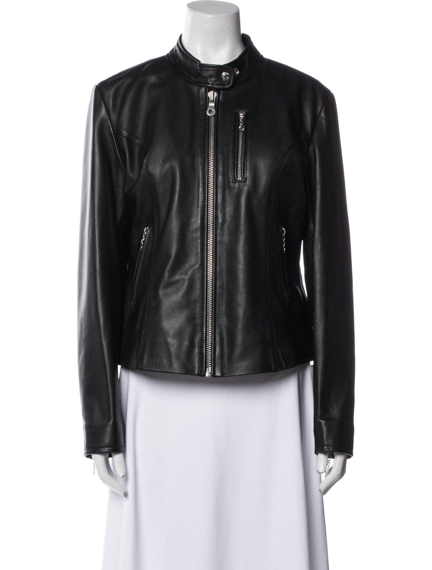 Schott NYC Leather Biker Jacket