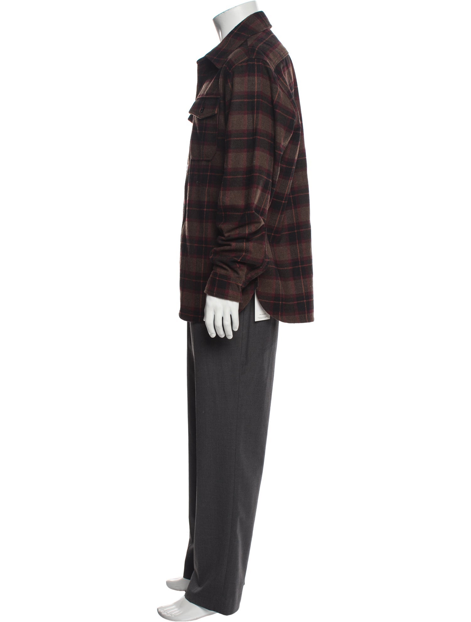 Schott NYC Plaid Print Utility Jacket