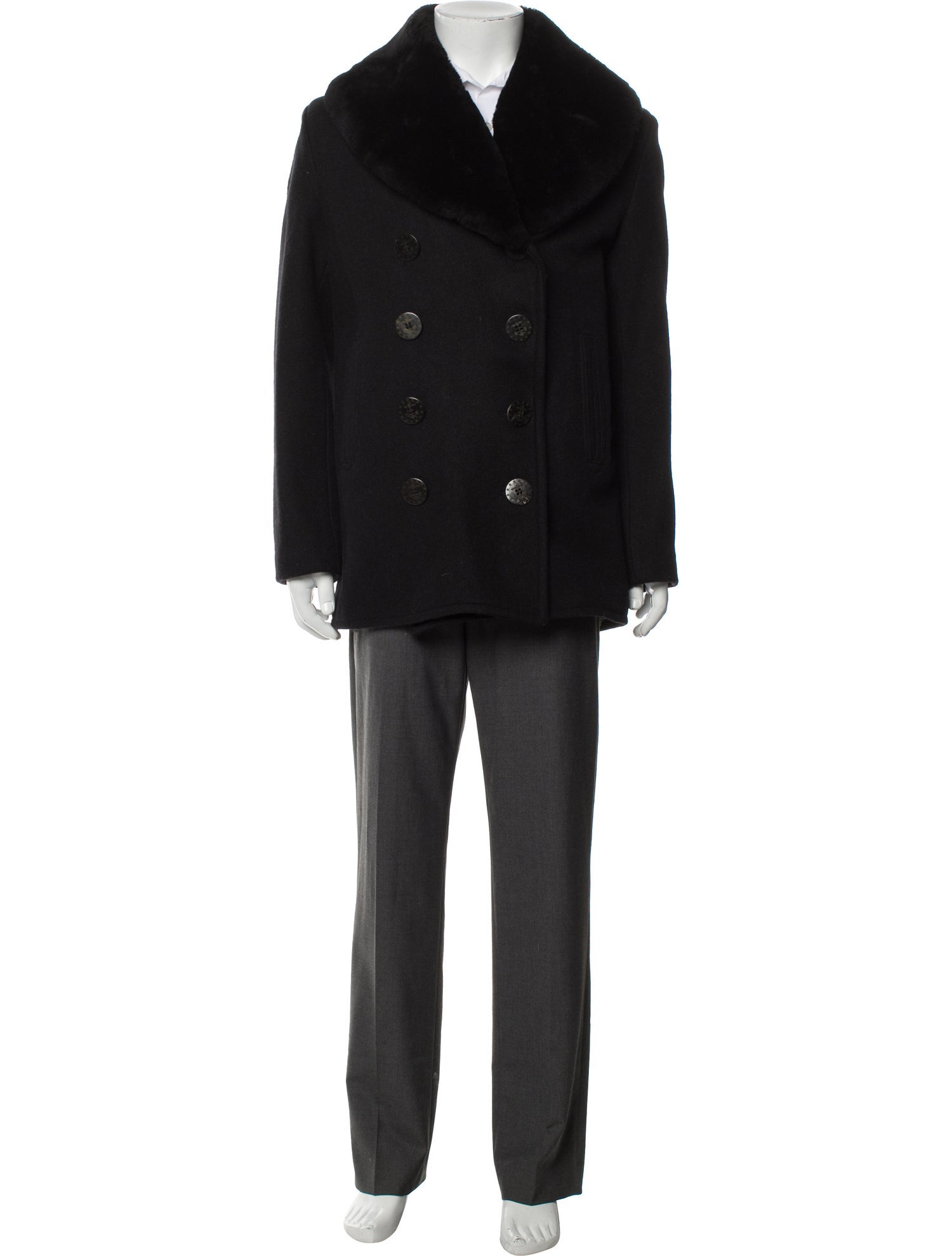 Schott NYC Wool Peacoat