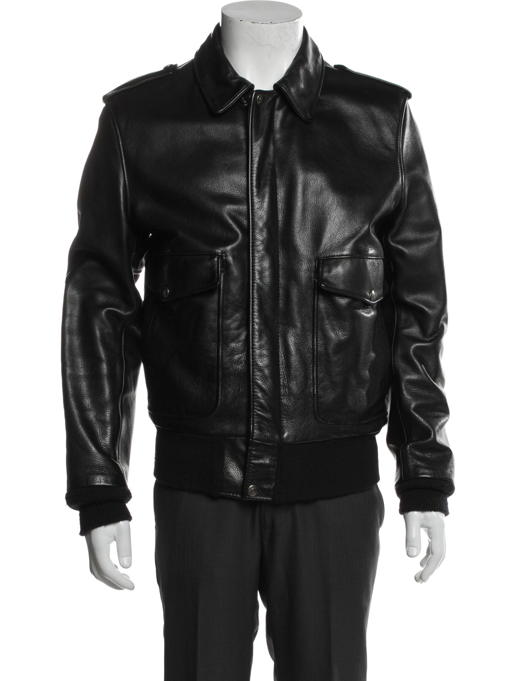 Schott NYC Leather Moto Jacket