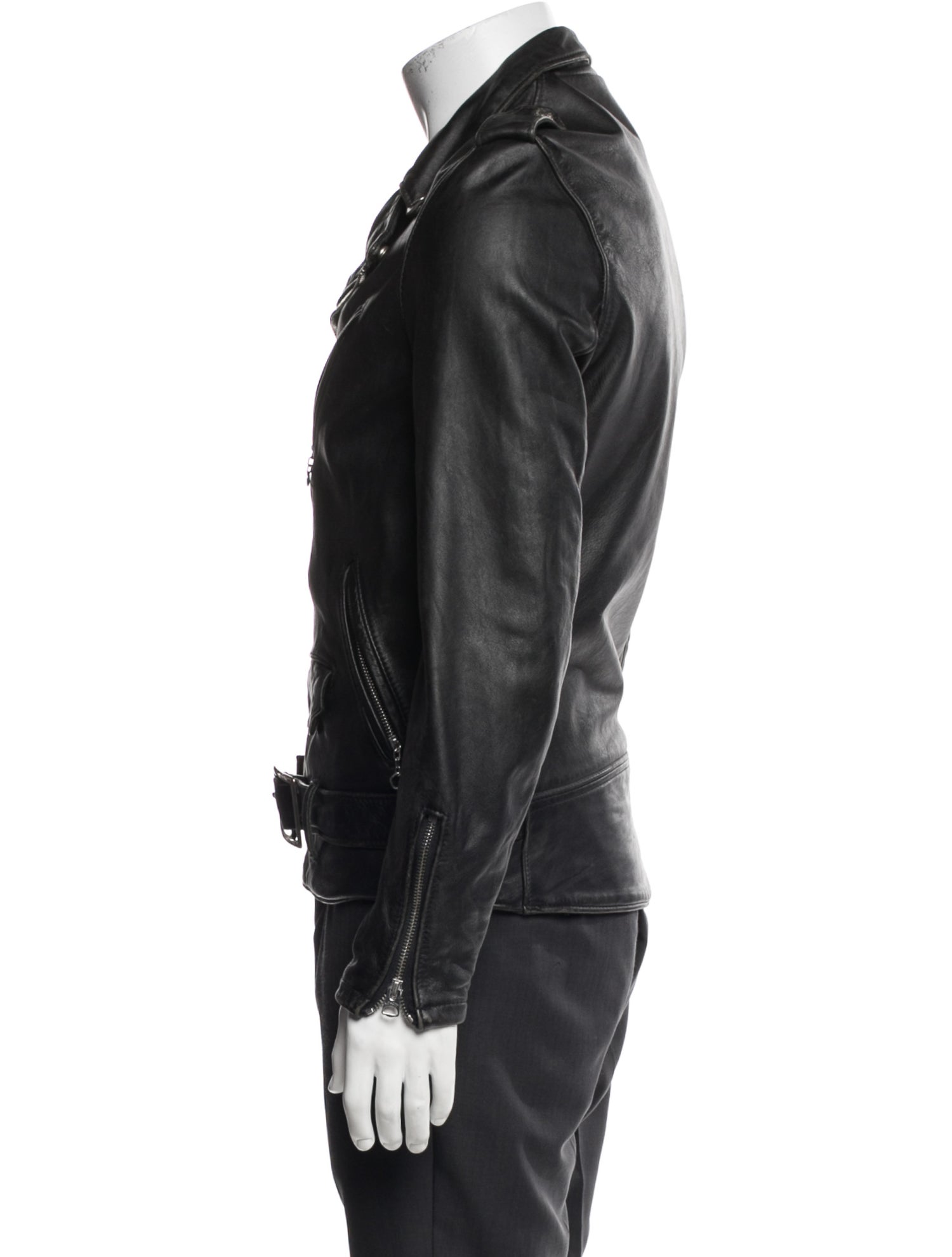 Schott NYC Leather Moto Jacket