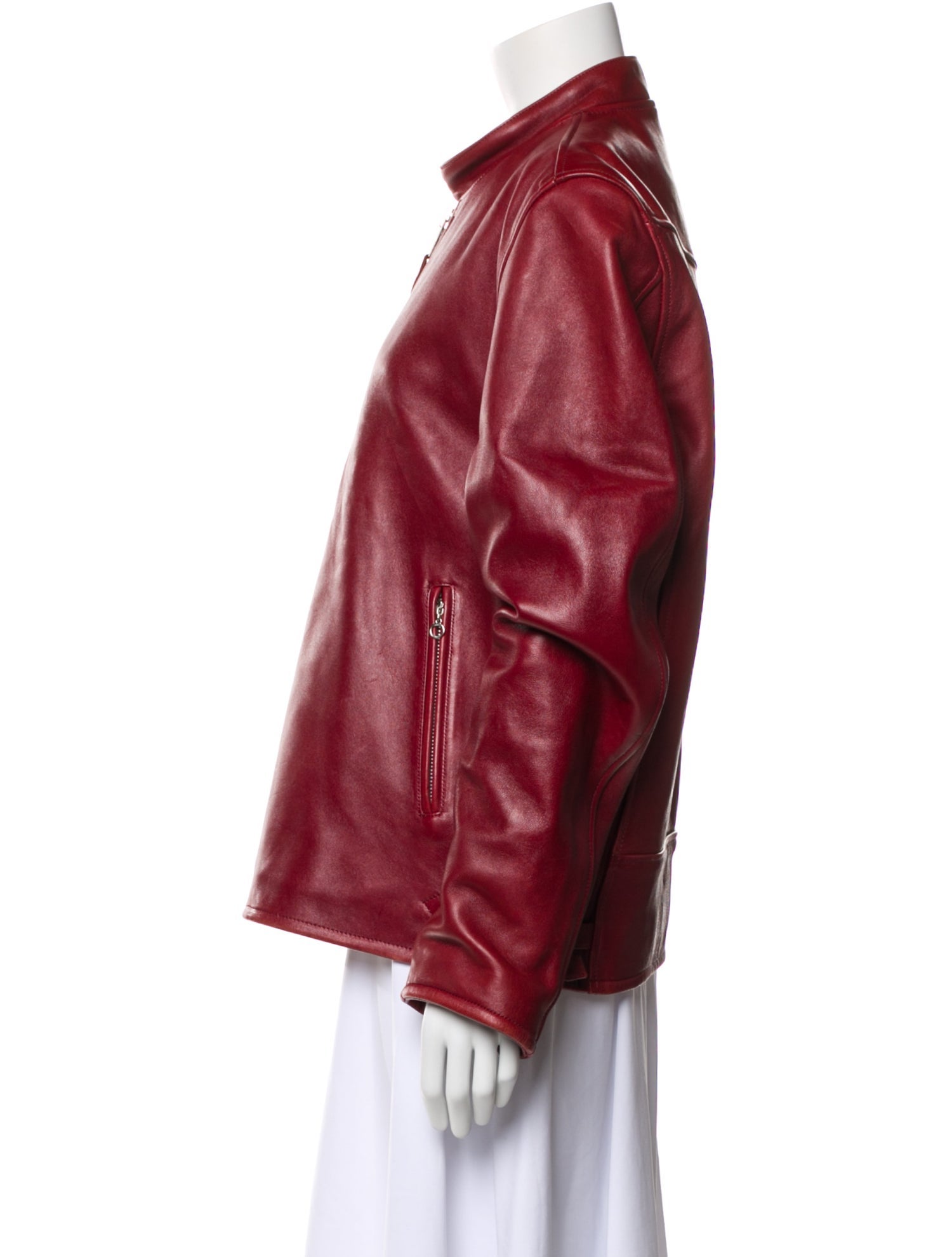 Schott NYC Leather Bomber Jacket