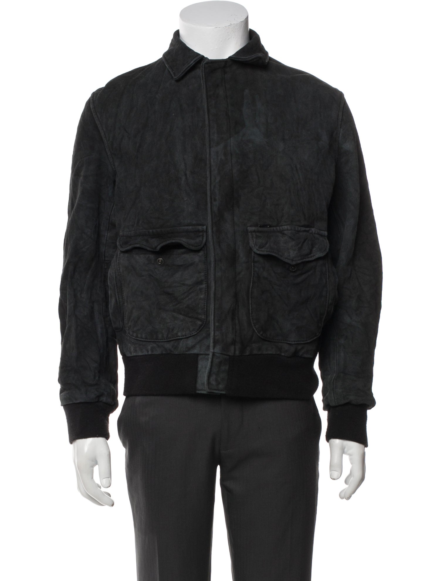 Schott NYC Suede Bomber Jacket