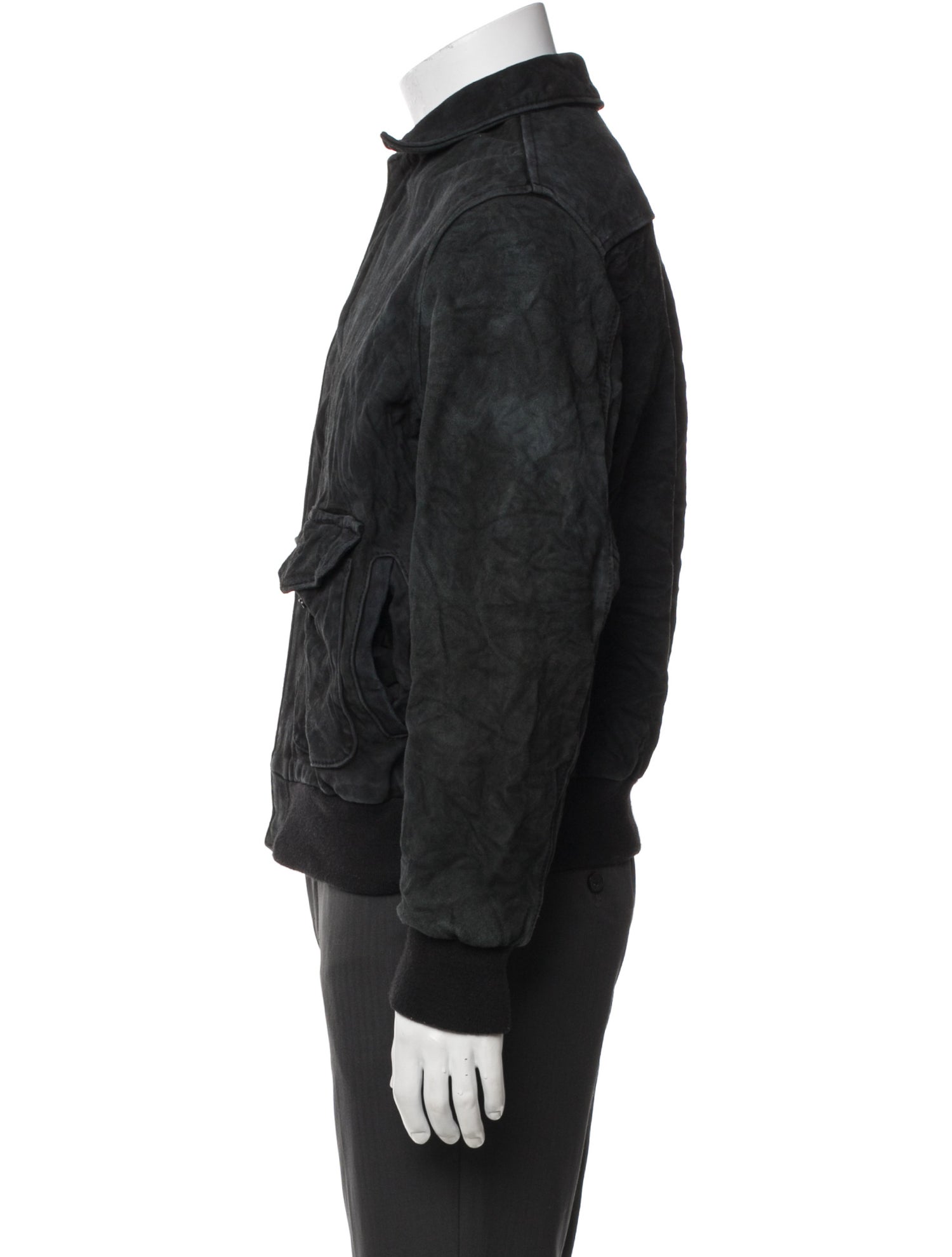 Schott NYC Suede Bomber Jacket