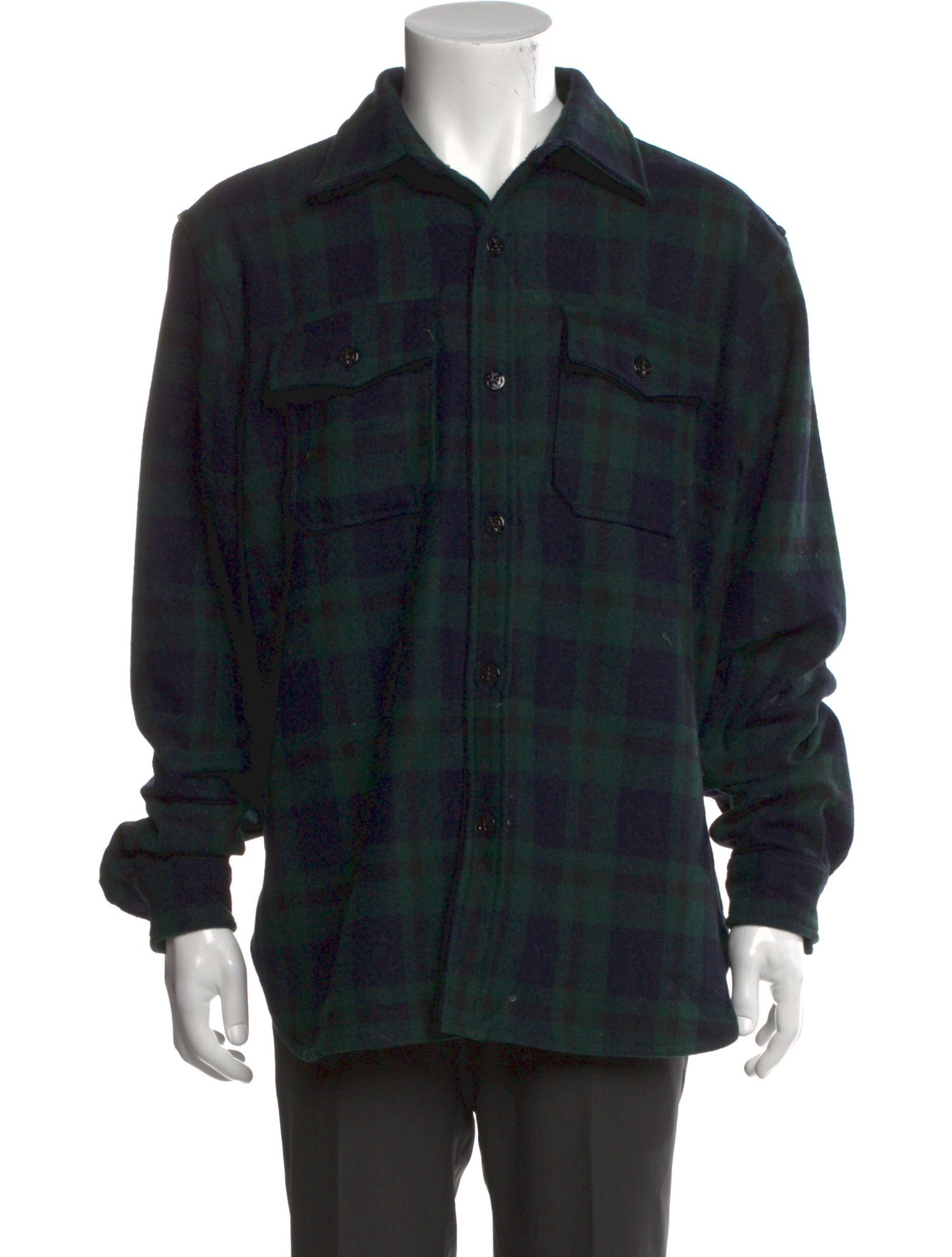 Schott NYC Plaid Print Long Sleeve Shirt