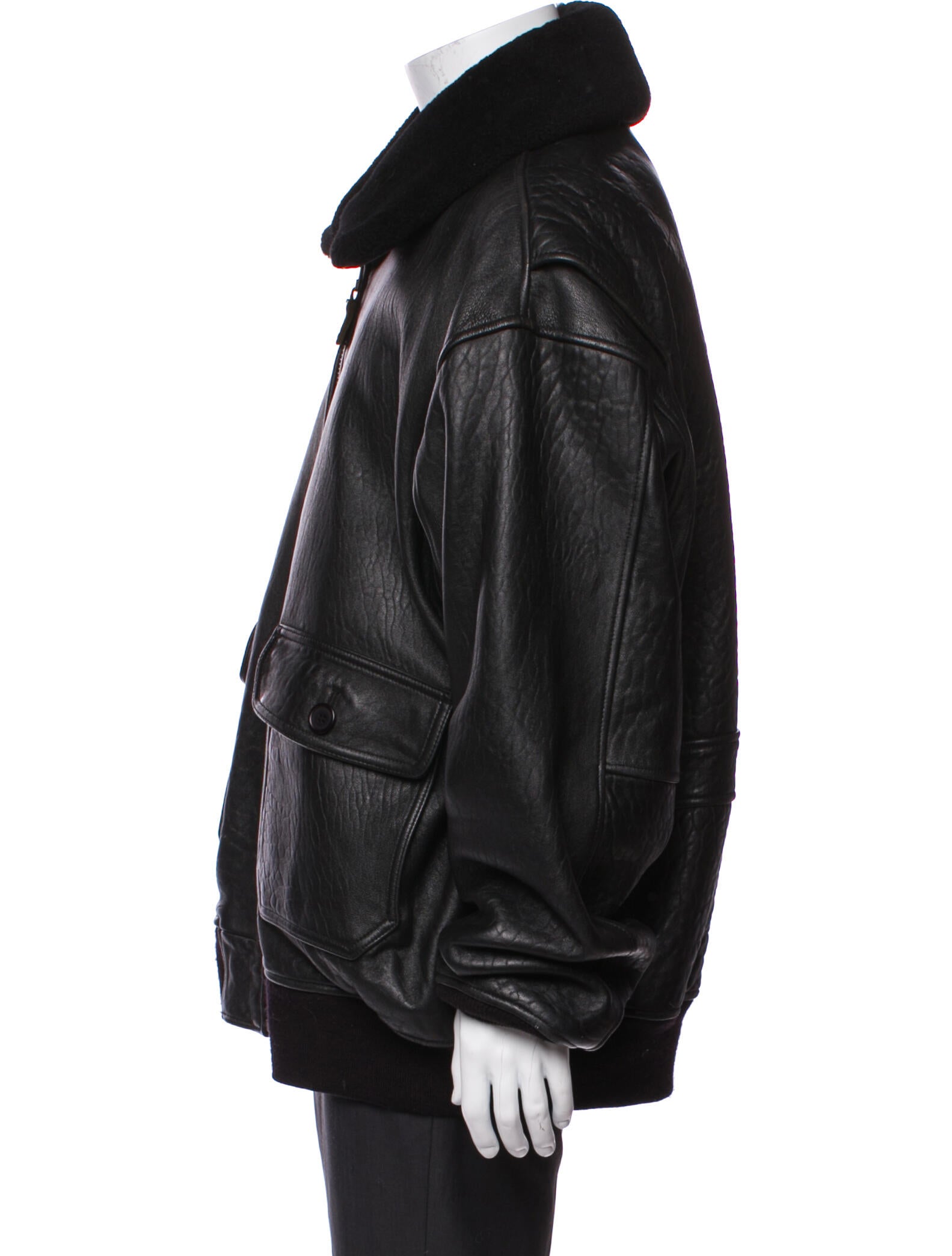 Schott NYC Leather Parka