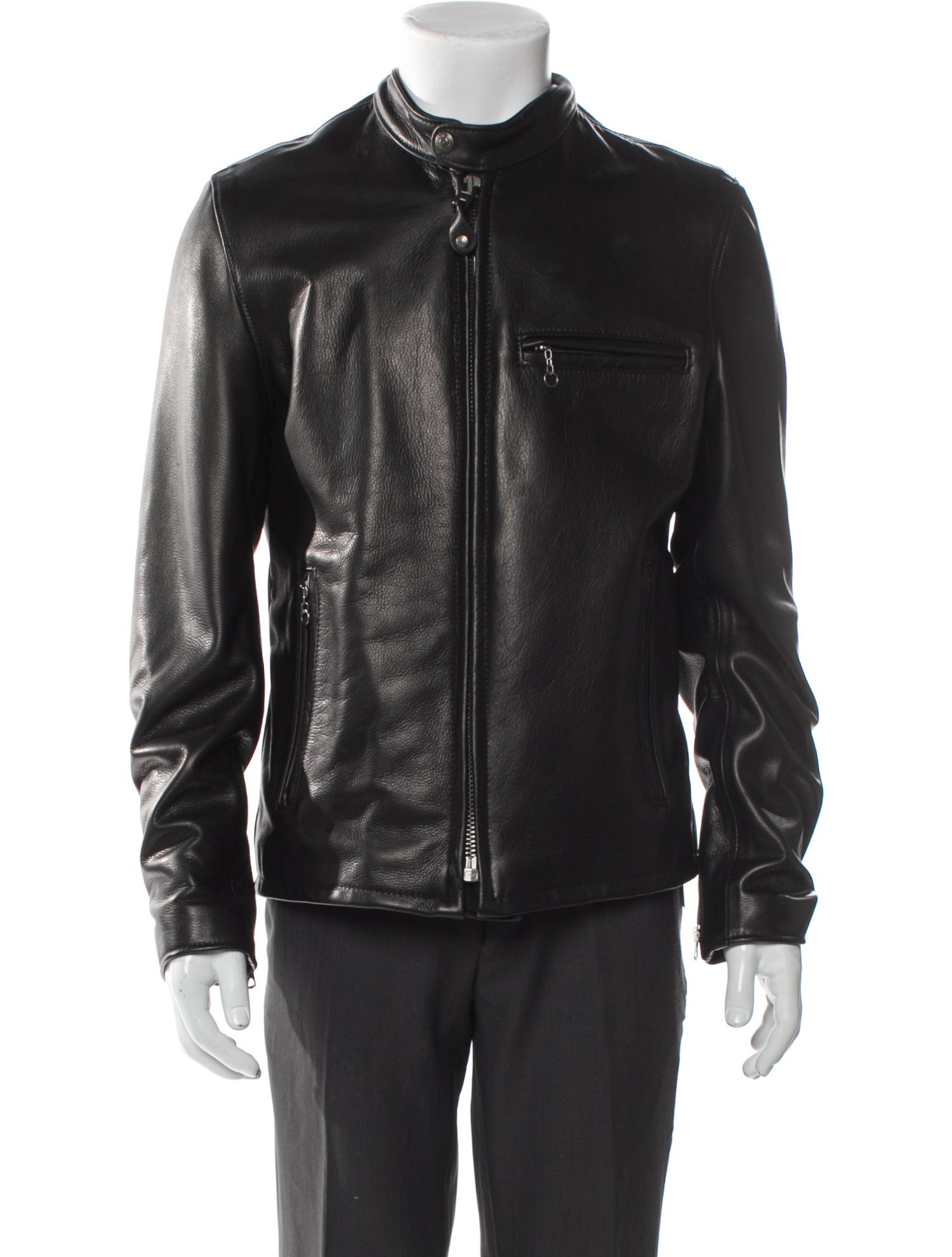 Schott NYC Leather Moto Jacket