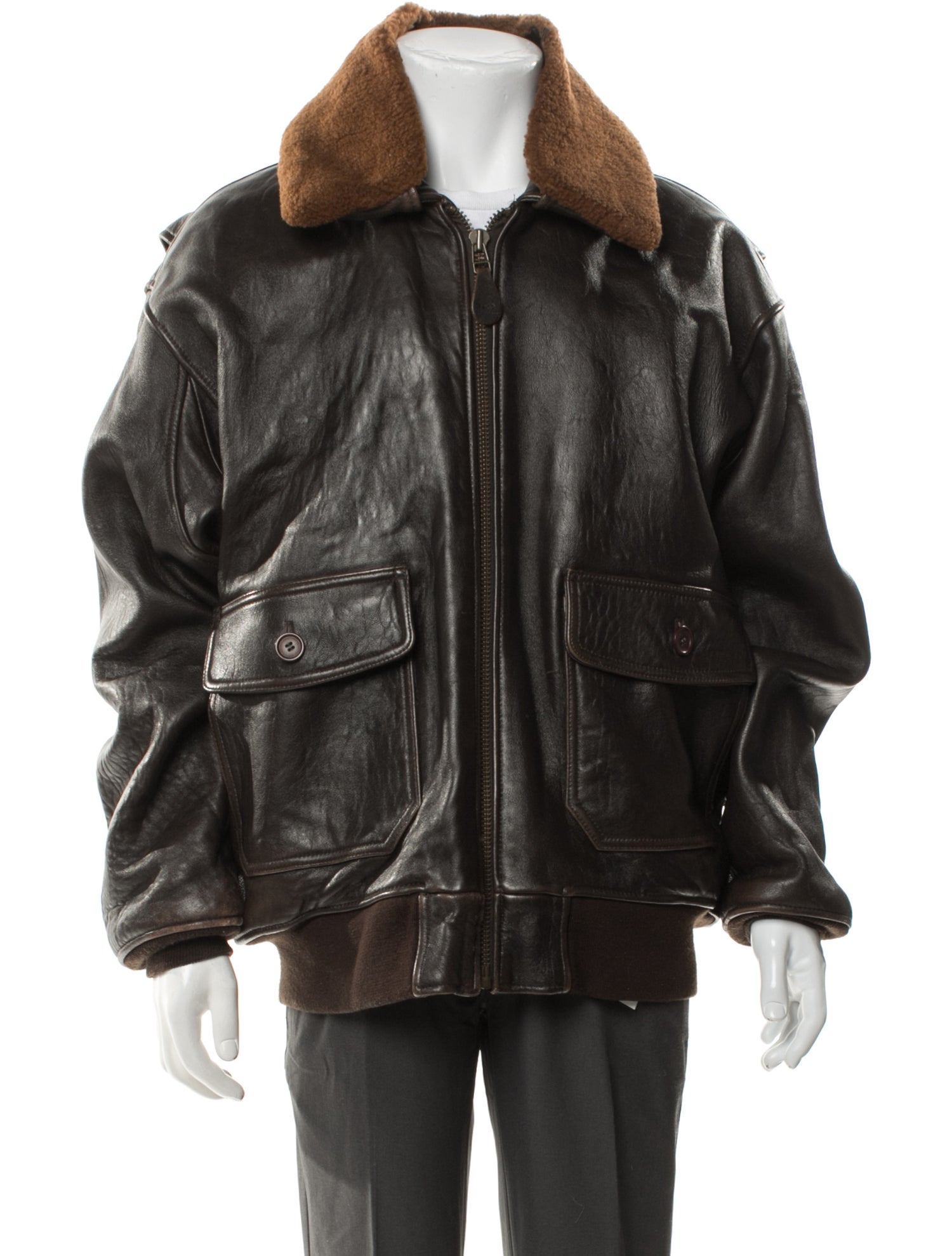 Schott NYC Wings of Gold G-1 Bomber Leather Parka