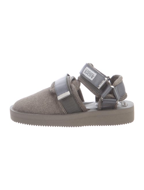 Suicoke Ponyhair Flats Grey