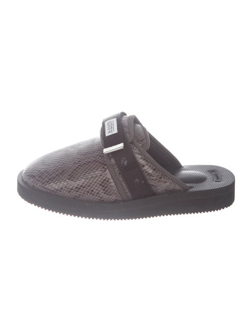 Suicoke Animal Print Sandals Grey