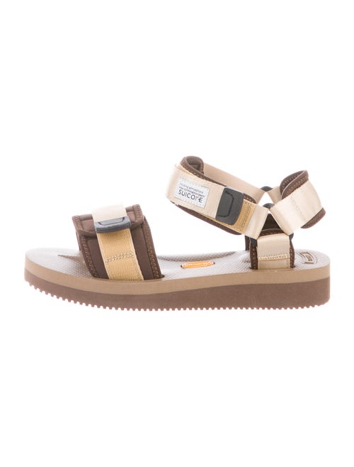 Suicoke Printed Gladiator Sandals Brown