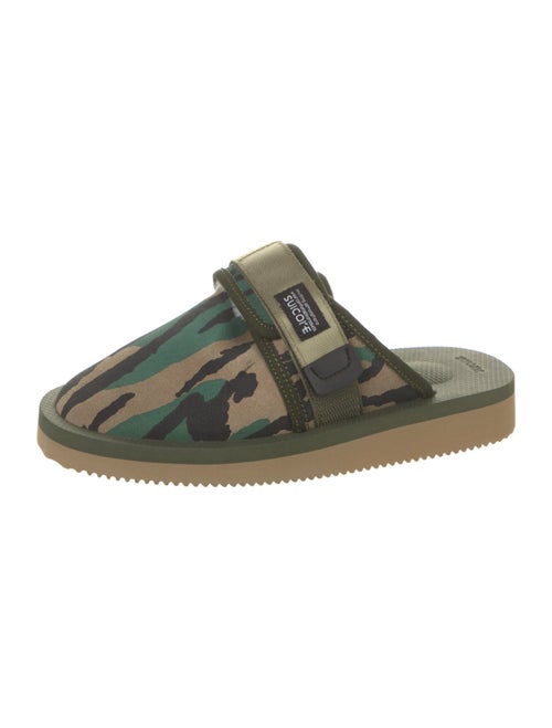 Suicoke Suede Printed Slippers