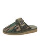 Suicoke Suede Printed Slippers