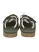 Suicoke Suede Printed Slippers