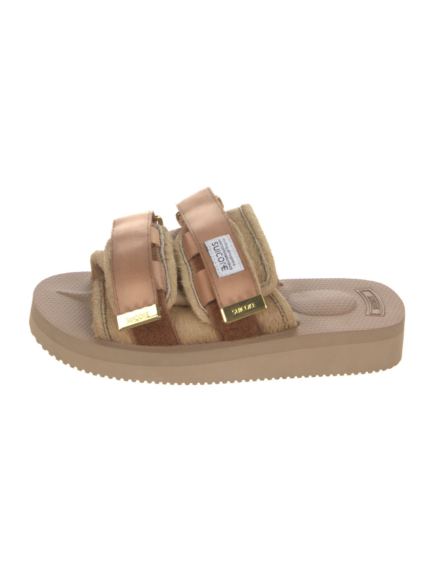 Suicoke Calf Hair Slides w/ Tags