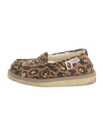 Suicoke Flats Animal Print Loafers 5