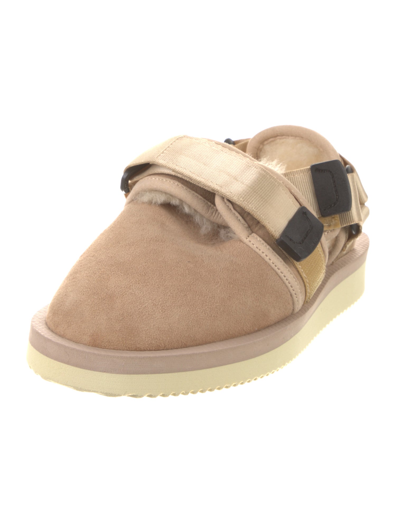 Suicoke Suede Printed Slingback Sandals