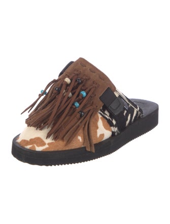 Suicoke Ponyhair Printed Mules