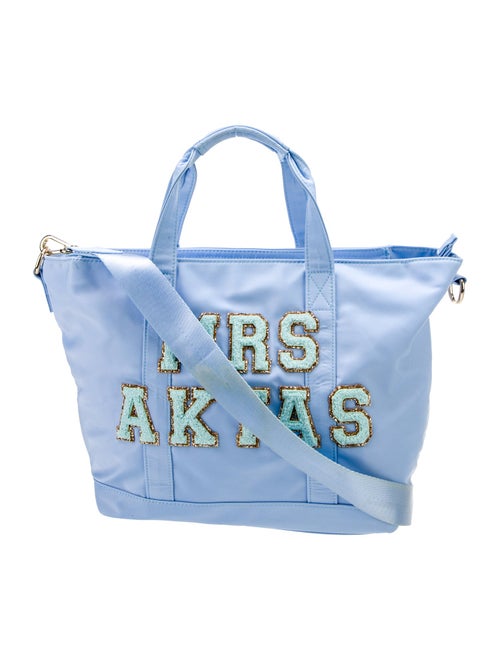 Stoney Clover Lane Embroidered Nylon Handle bag