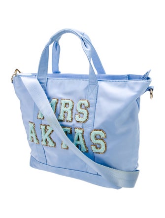 Stoney Clover Lane Embroidered Nylon Handle bag