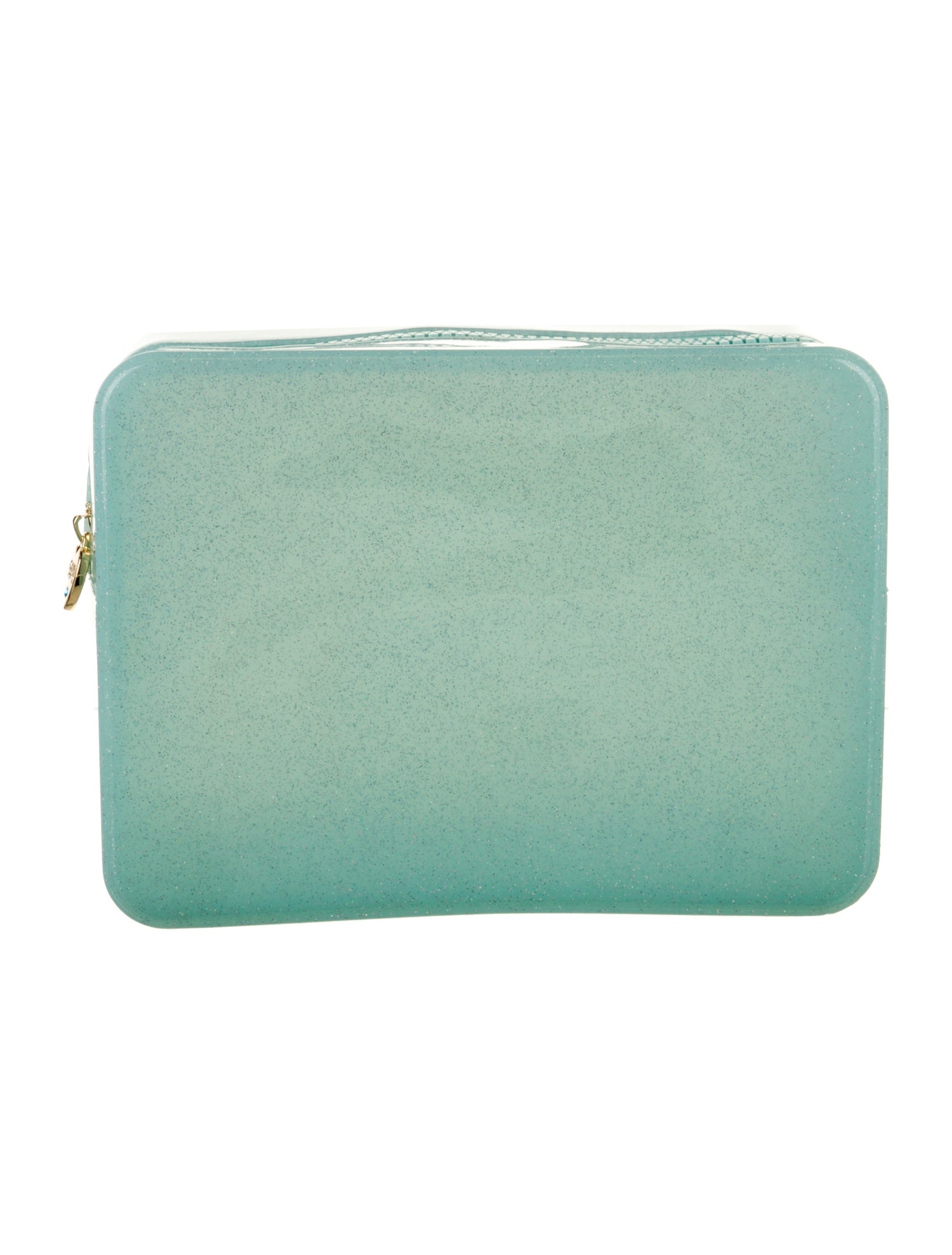 Stoney Clover Lane Glitter Pvc Cosmetic bag with Glitter accent