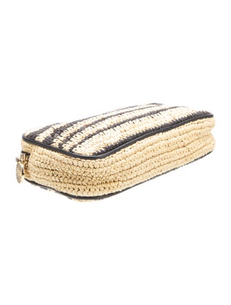 Stoney Clover Lane Straw Clutch
