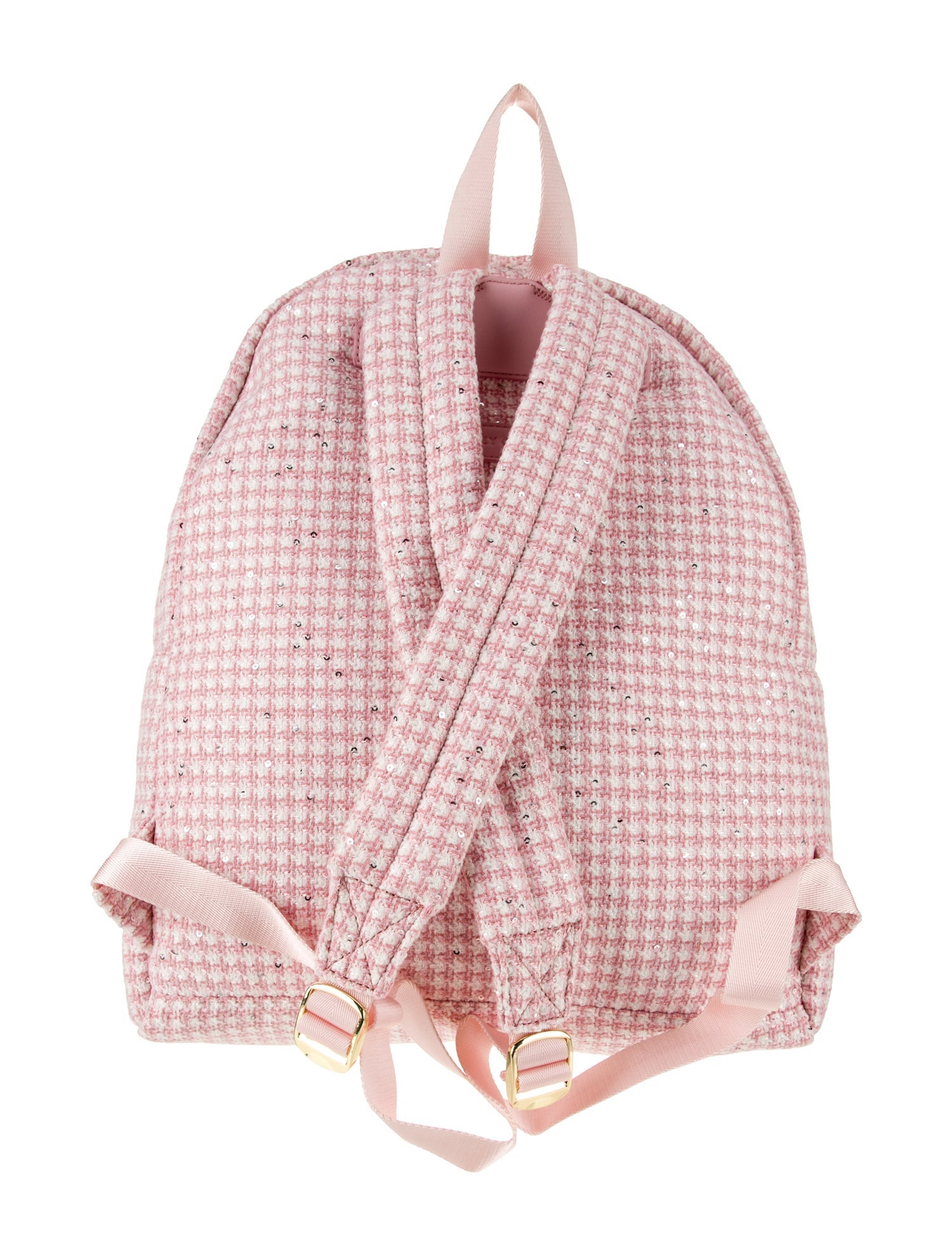 Stoney Clover Lane Pink Tweed Drawstring Backpack Paris Stoney Clover Lane Tweed Backpack - Pink Backpacks, Handbags  main image 3