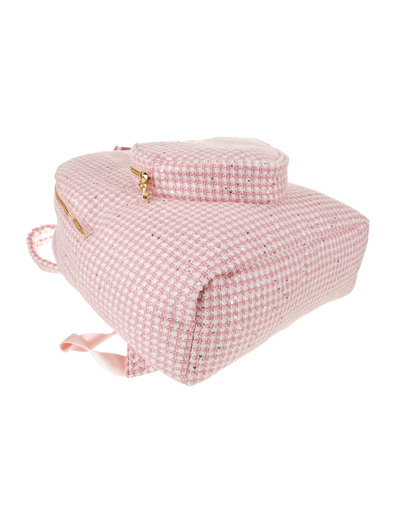 Stoney Clover Lane Tweed Backpack - Pink Backpacks, Handbags  display picture 3