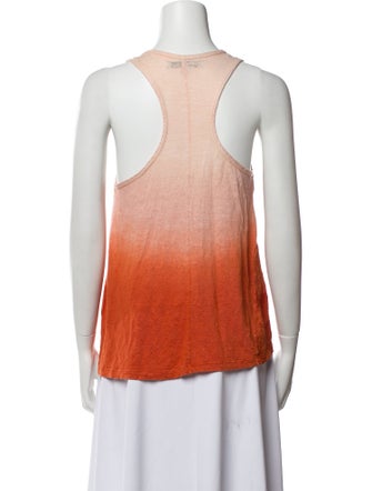 Secret Mission Printed Scoop Neck Top