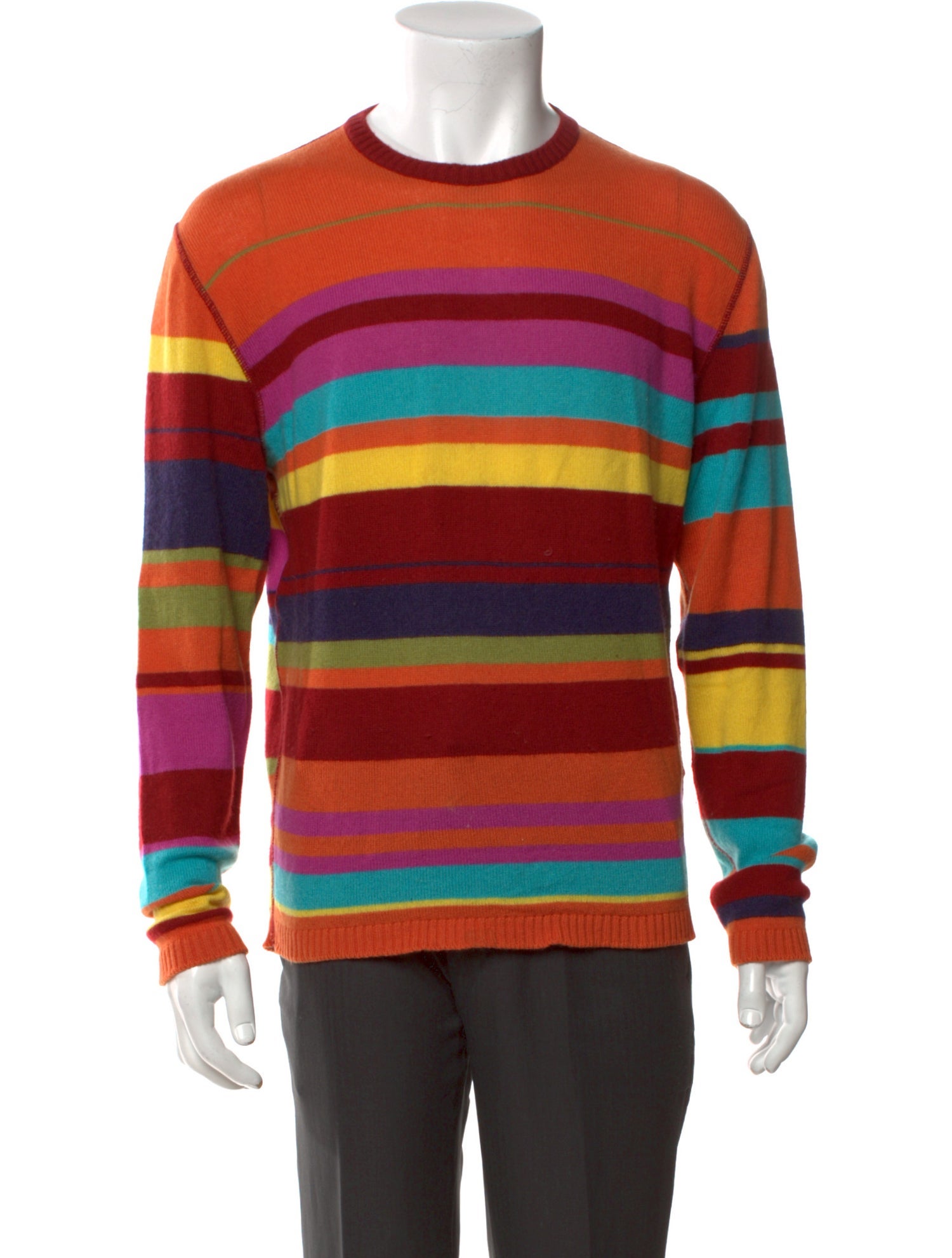 Scaglione Cashmere Striped Pullover