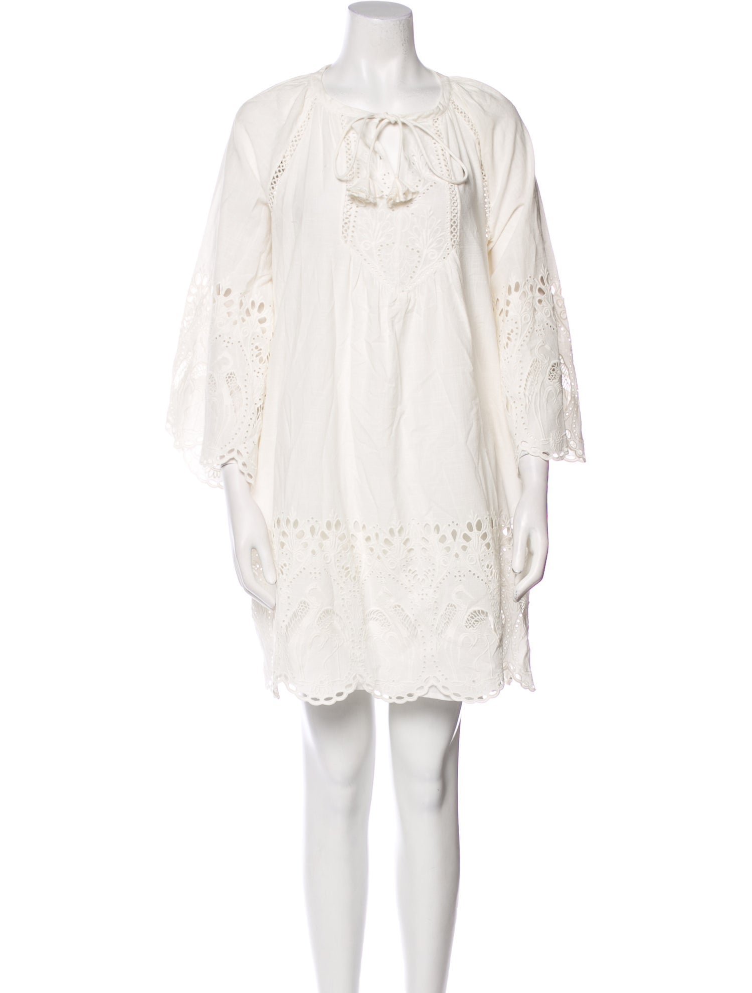 Scarlett Poppies V-Neck Three-Quarter Sleeve Tunic