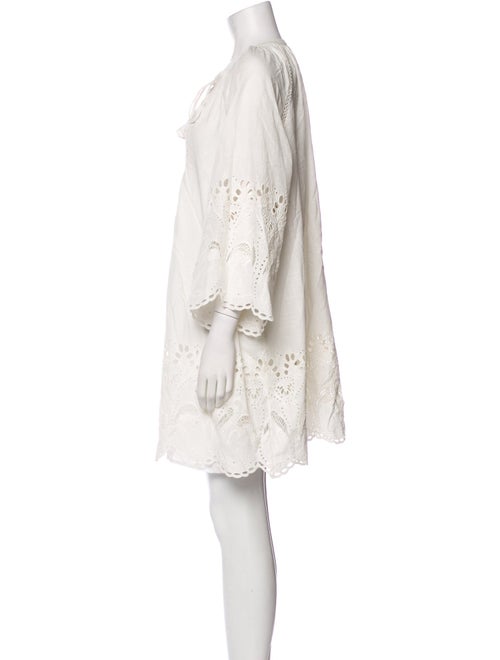 Scarlett Poppies V-Neck Three-Quarter Sleeve Tunic