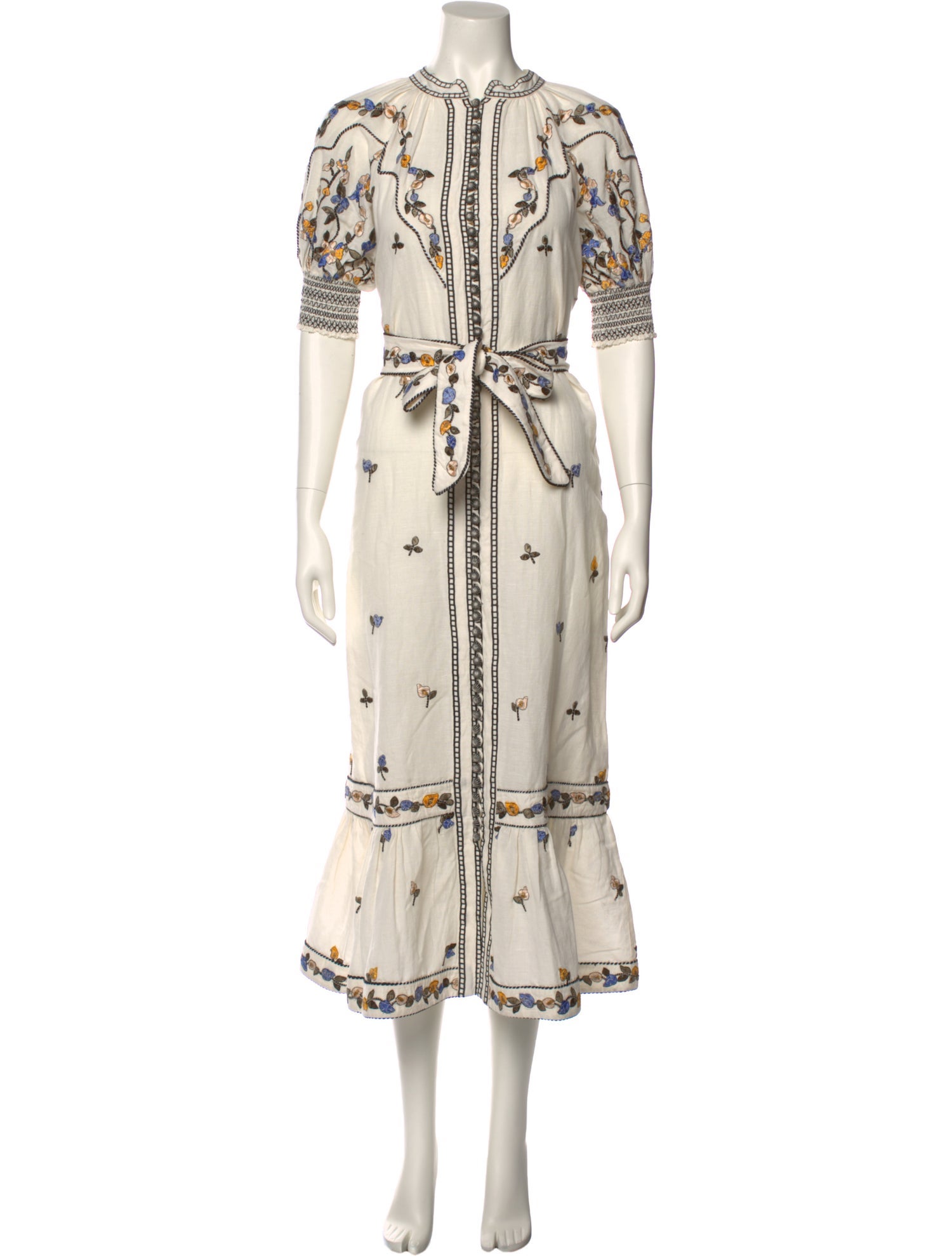 Scarlett Poppies Printed Long Dress w/ Tags