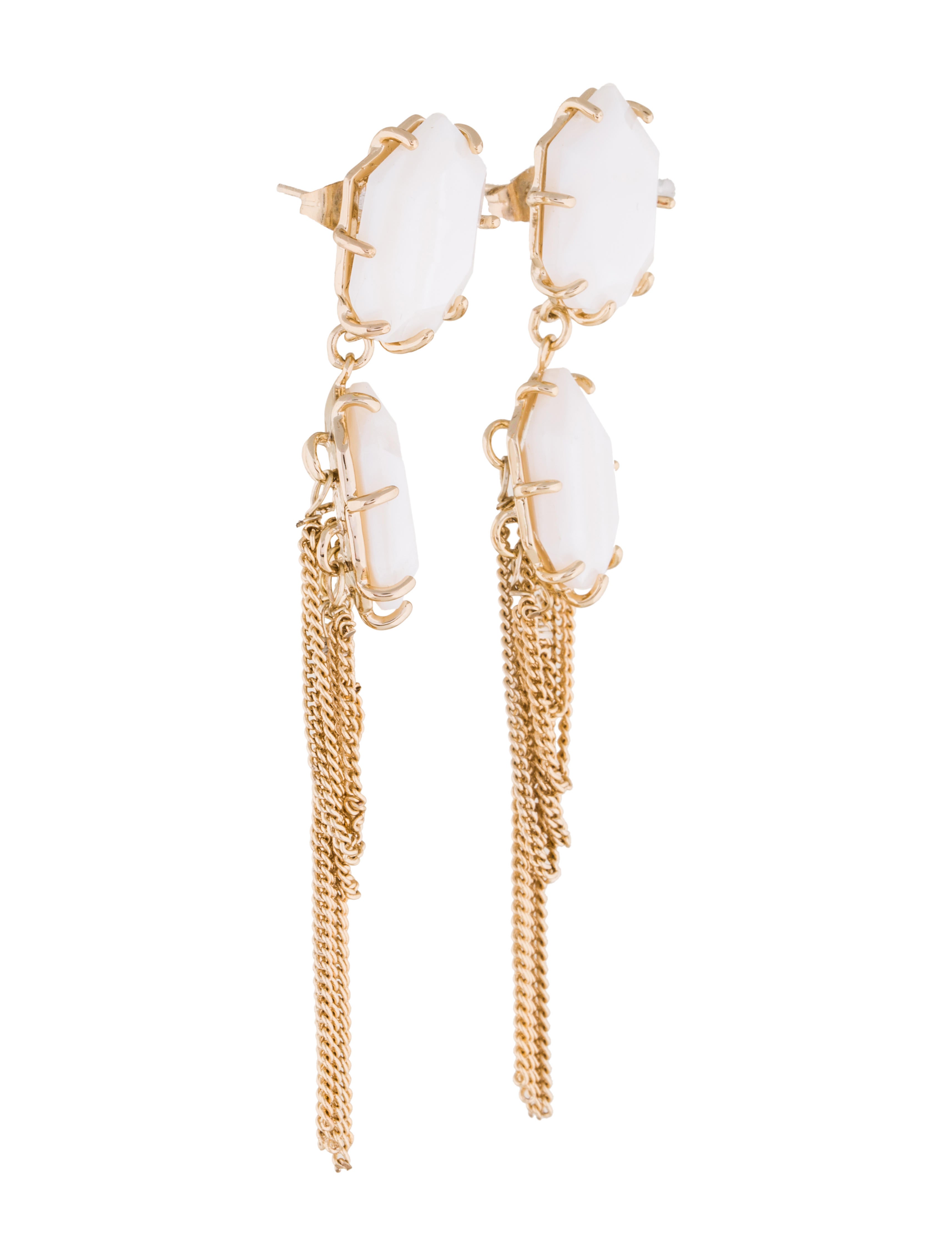 Kendra Scott Mother of Pearl Tassel Earrings Earrings WSCOT20547