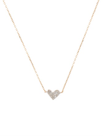 Kendra Scott 14K Diamond Heart Pendant Necklace