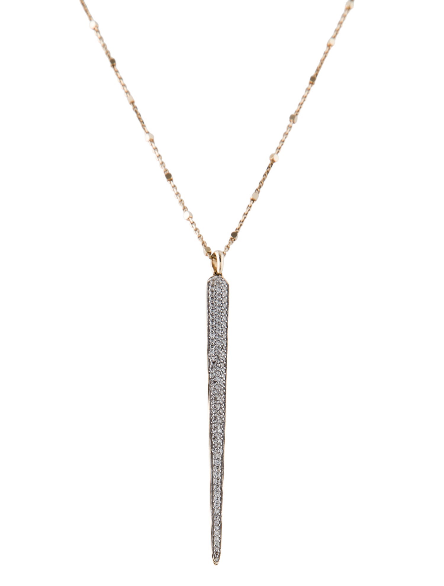 Kendra Scott 14K Diamond Spike Statement Necklace