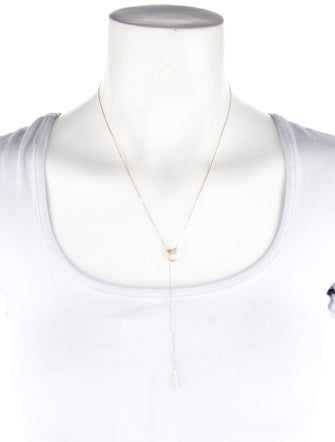 Kendra Scott 14K Diamond Tegan Y Drop Lariat Necklace