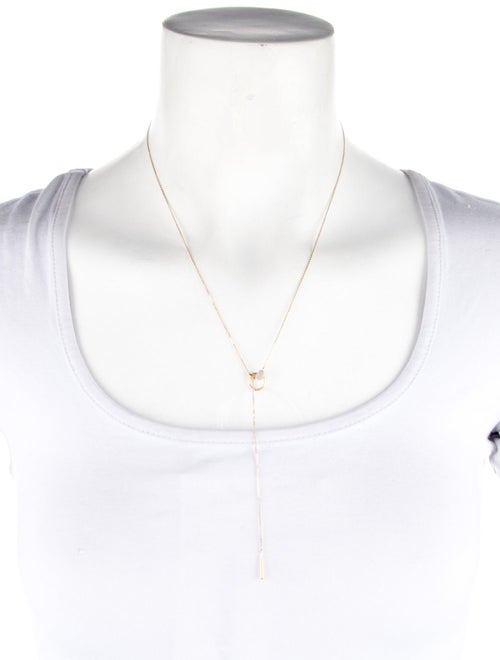 Kendra Scott 14K Diamond Tegan Y Drop Lariat Necklace