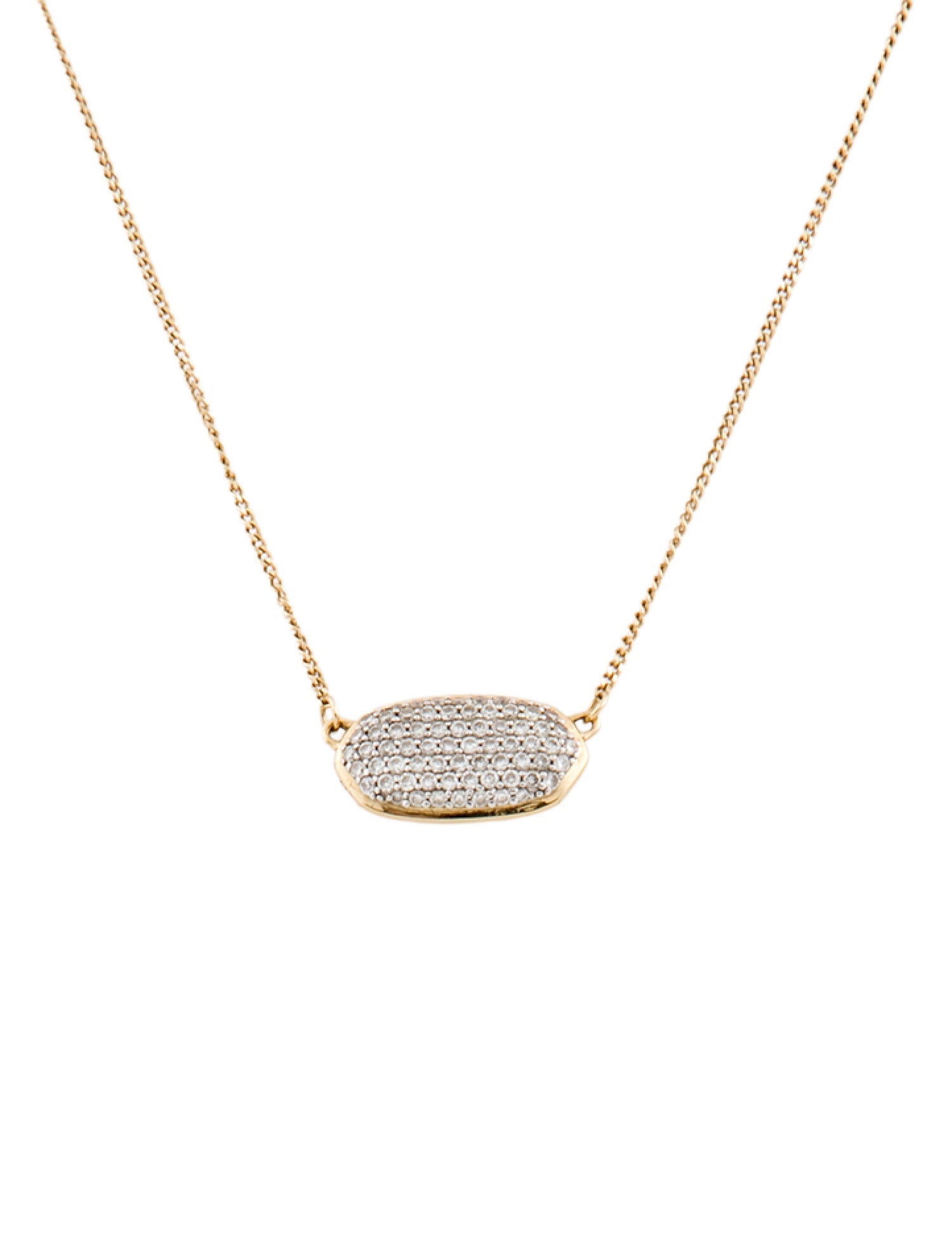 Kendra Scott 14K Diamond Elisa Pendant Necklace