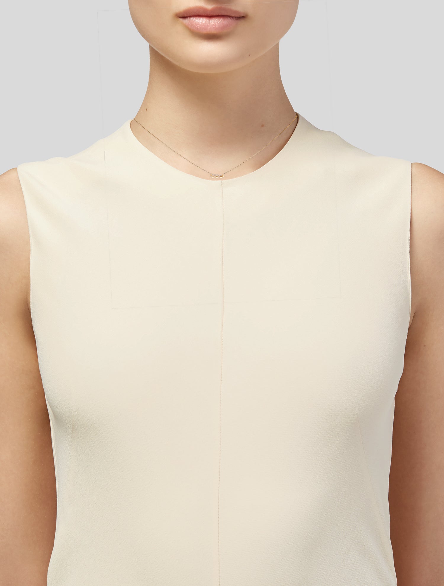 Kendra Scott 14K Diamond Bar Necklace