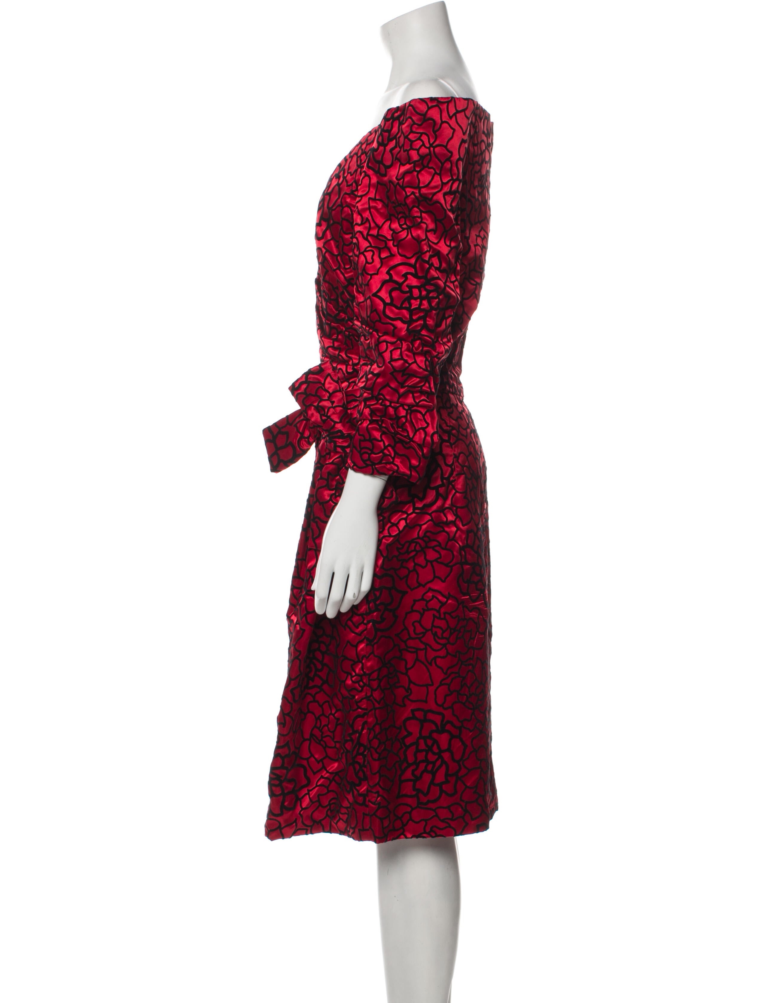 Scaasi Boutique Vintage Knee-Length Dress