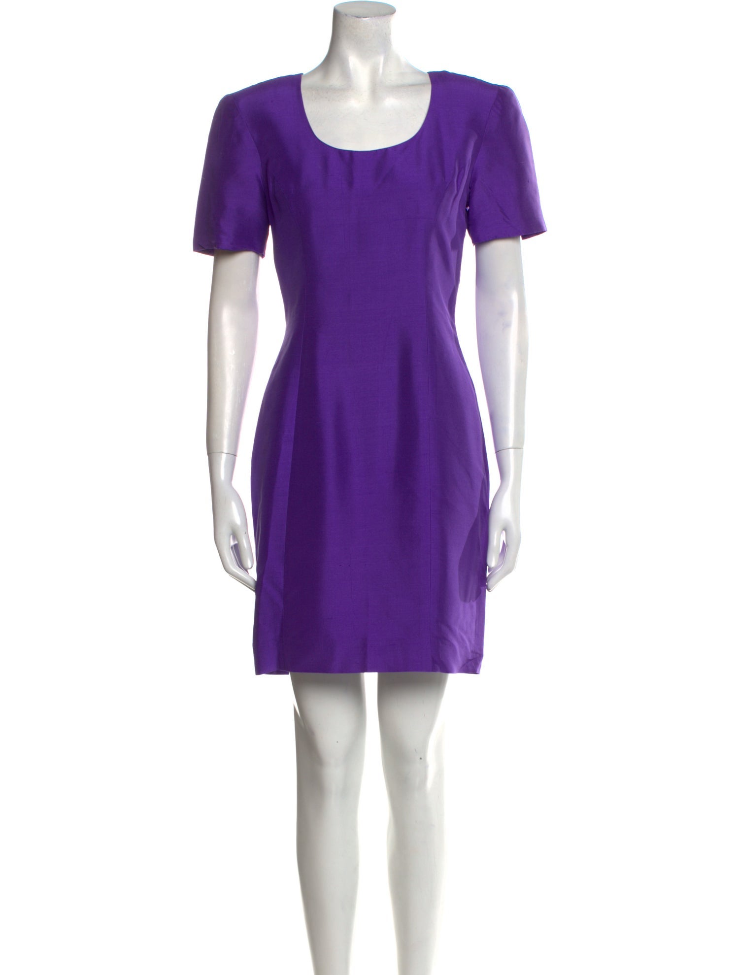 Scaasi Boutique Silk Mini Dress
