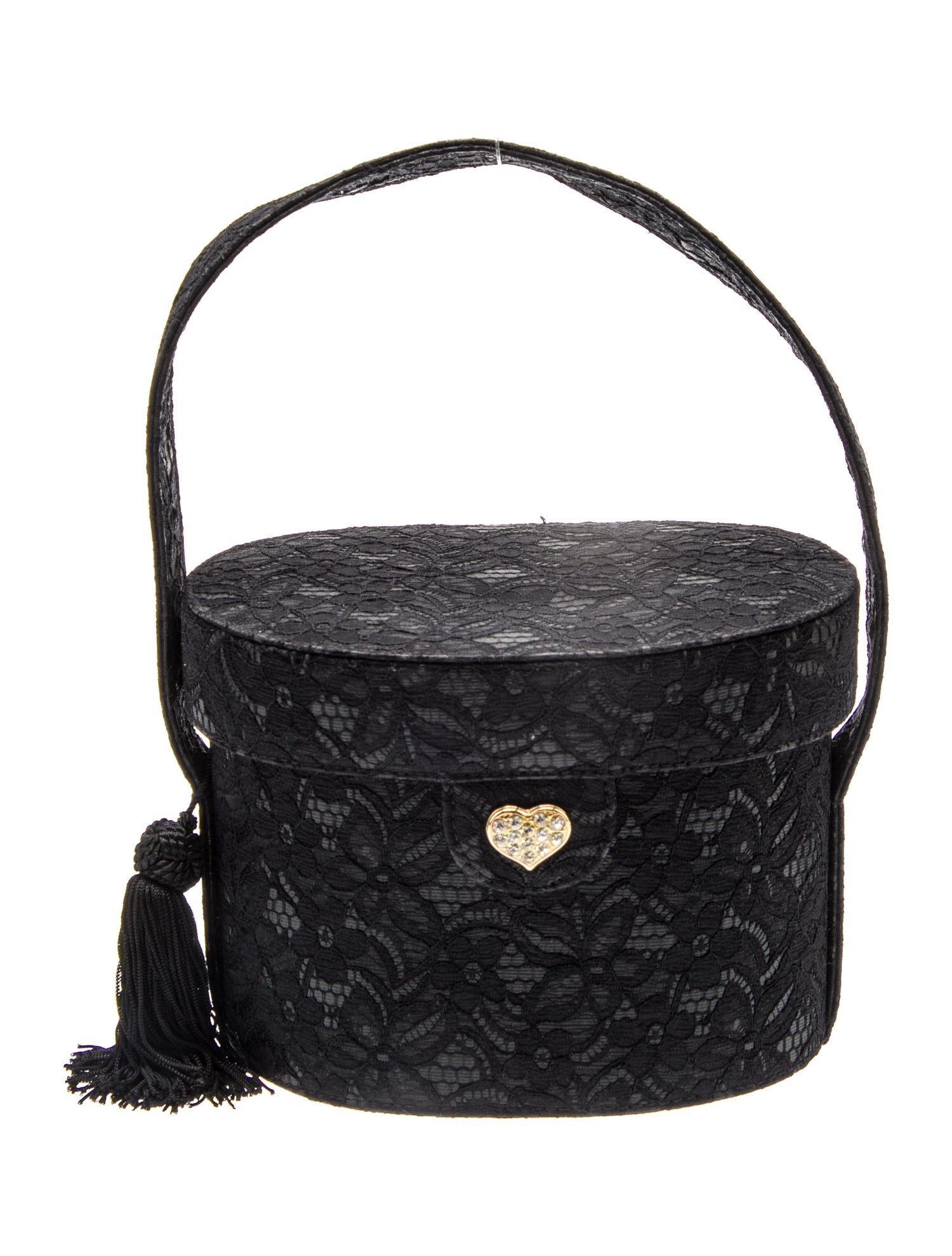Scaasi Boutique Lace Top Handle Bag