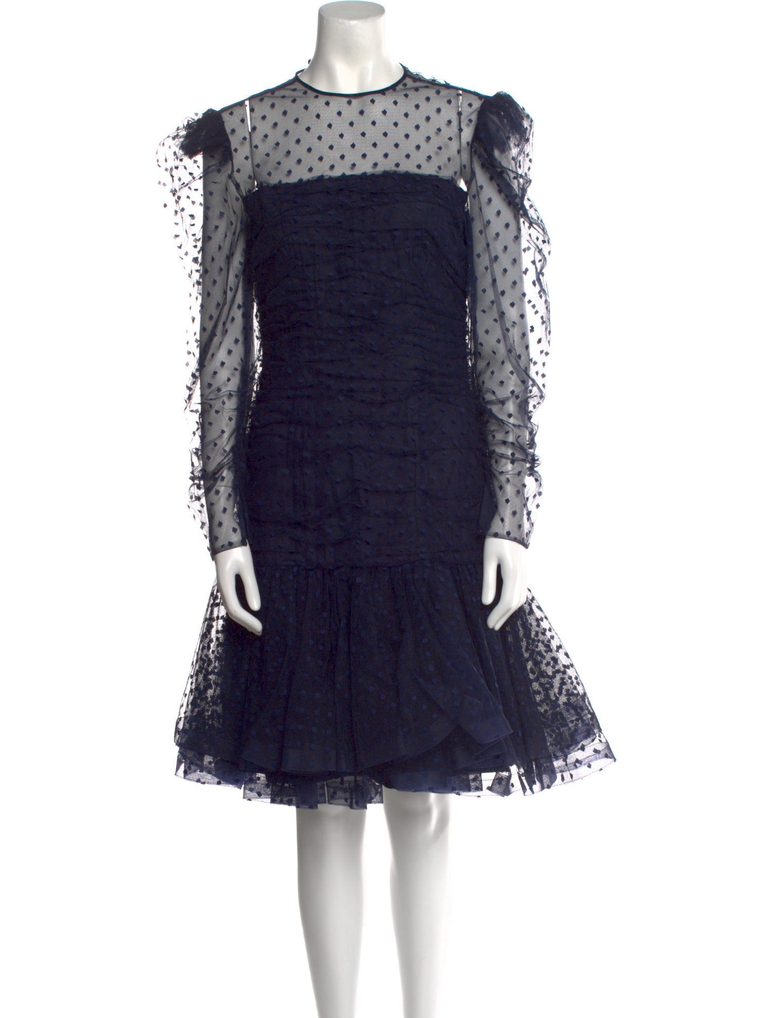 Scaasi Boutique Vintage Knee-Length Dress