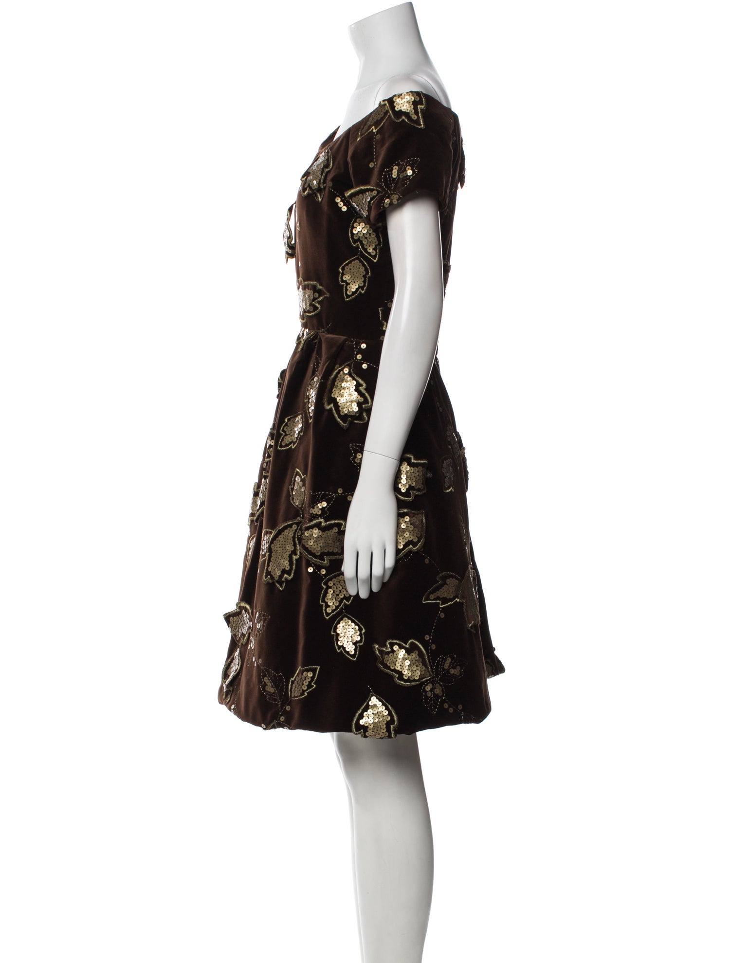 Scaasi Boutique Vintage Knee-Length Dress