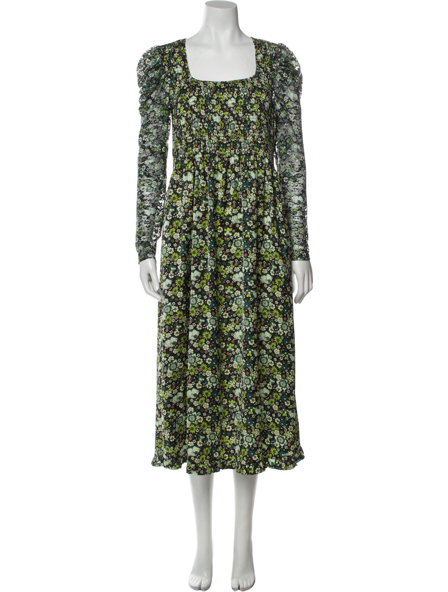 Scotch & Soda Floral Print Long Dress